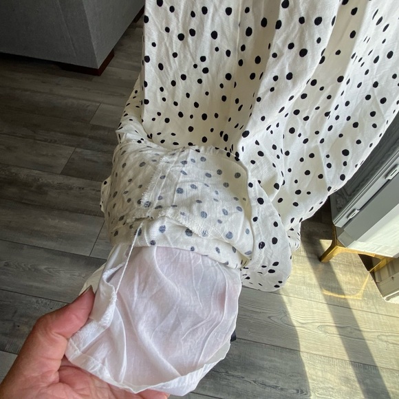 LOFT, polka dot, open back dress.#7 - Picture 15 of 16